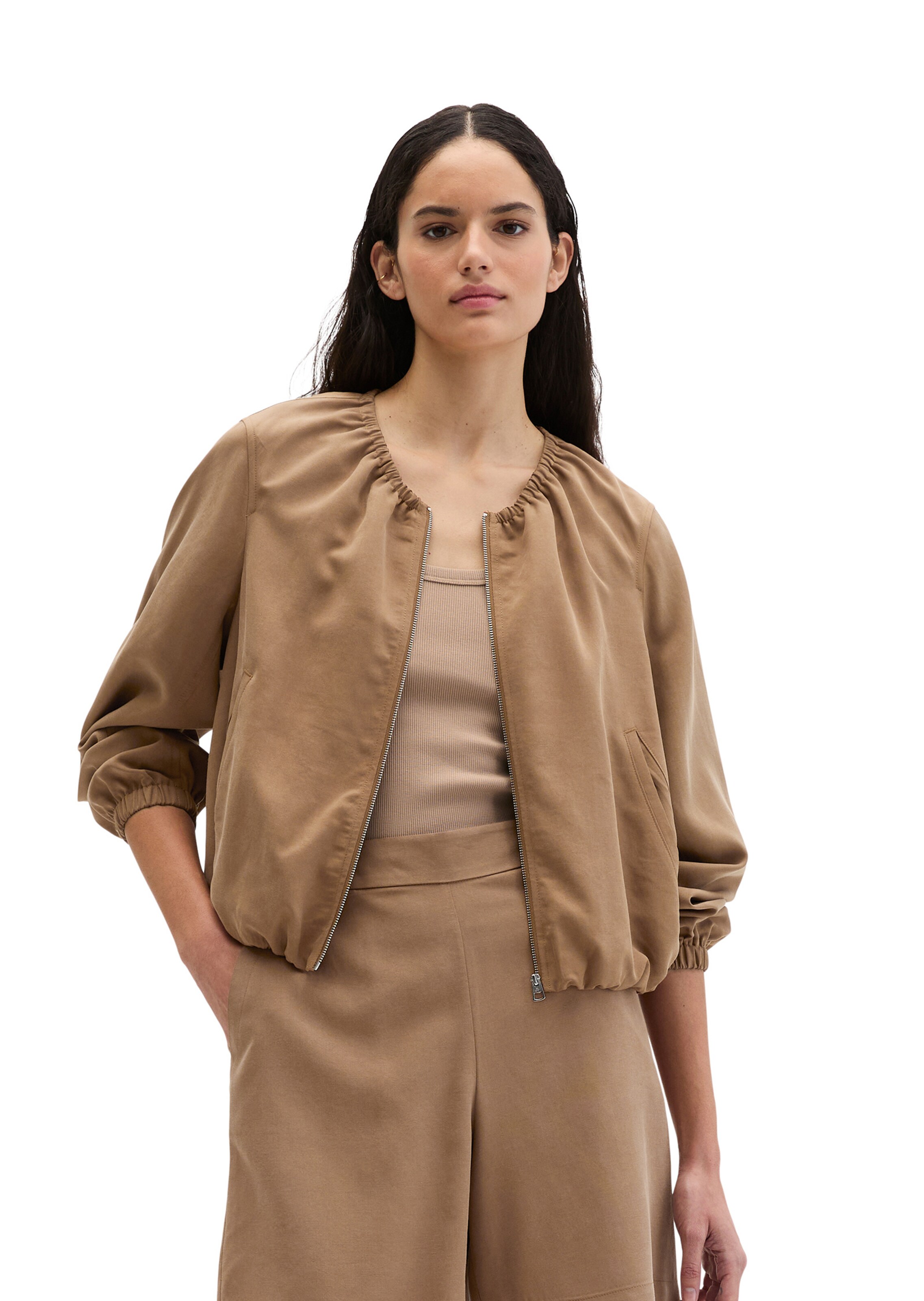 Marc O'Polo Übergangsjacke in Braun: Vorderseite