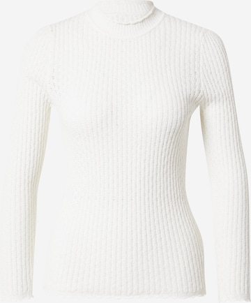 NÜMPH Пуловер 'Cambria' в бяло: отпред