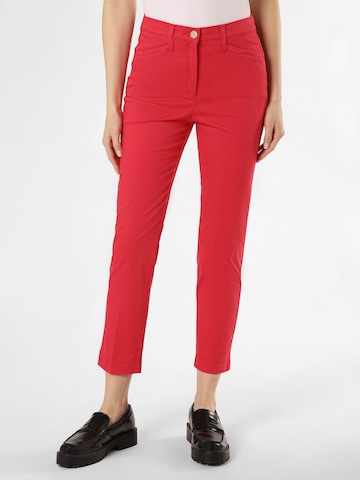 BRAX Regular Chino Pants 'Lorella' in Red: front