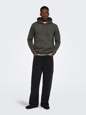 Only & Sons Sweatshirt 'ONSConnor' in Grau