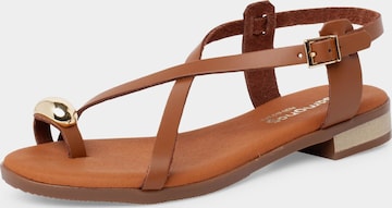 Pisamonas Sandal in Brown: front