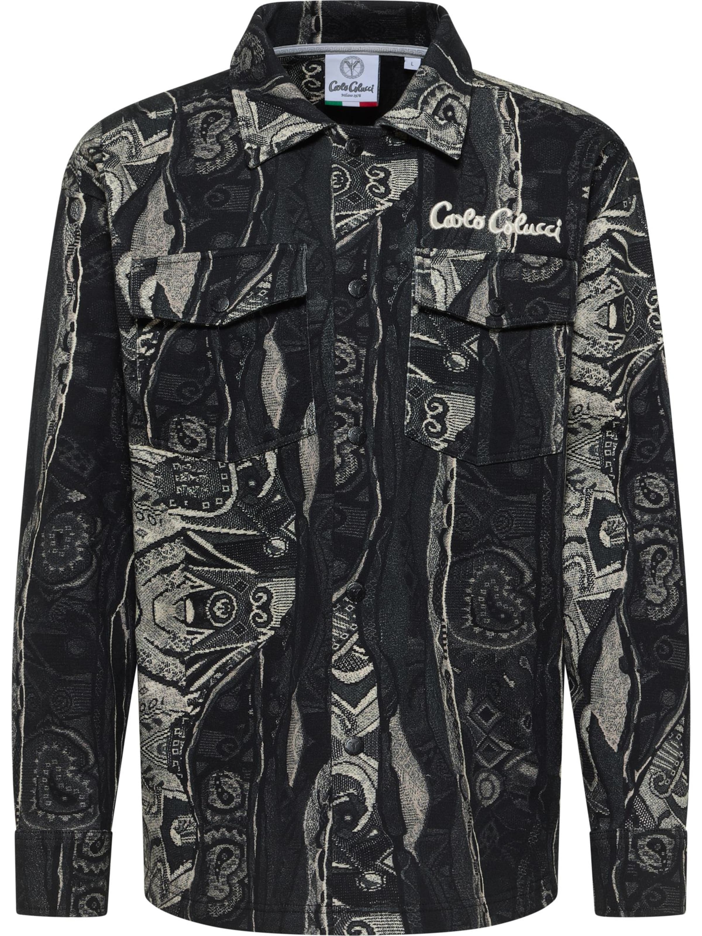 Chemise ' Esposti ' Carlo Colucci en noir : devant