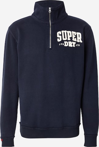 mėlyna Superdry Megztinis be užsegimo 'VINTAGE ATHLETIC': priekis