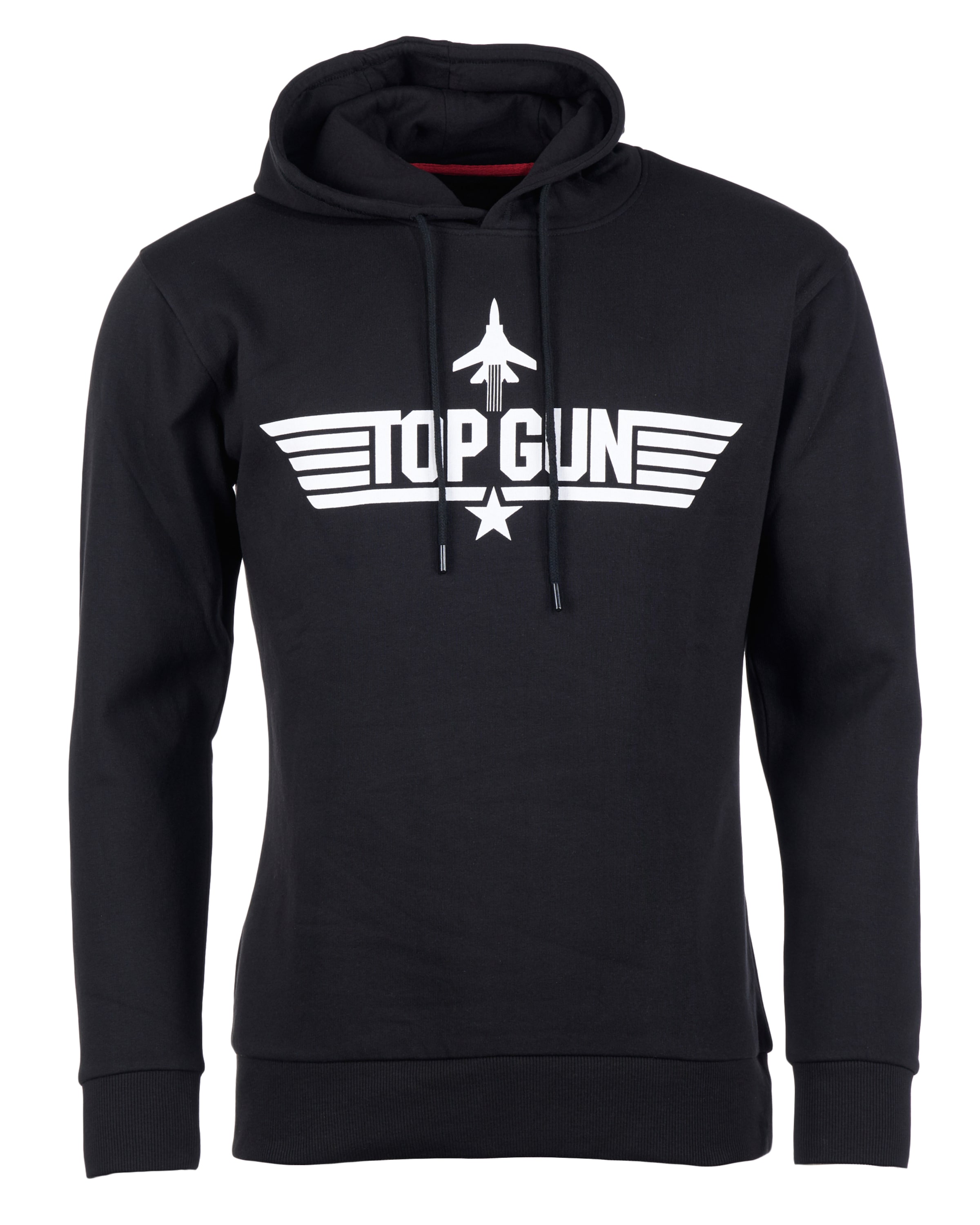 TOP GUN Sweatshirt in Schwarz: Vorderseite