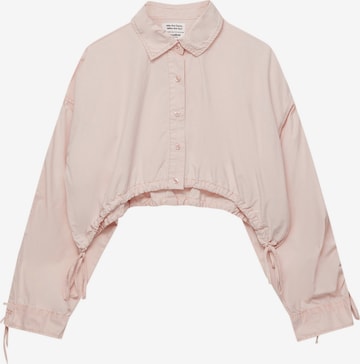 Chemisier Pull&Bear en rose : devant