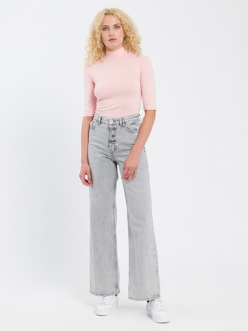 Cross Jeans Wide Leg Jeans in Grau