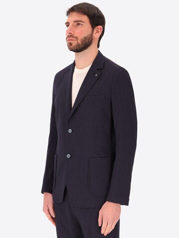 Distretto12 Regular fit Colbert in Blauw