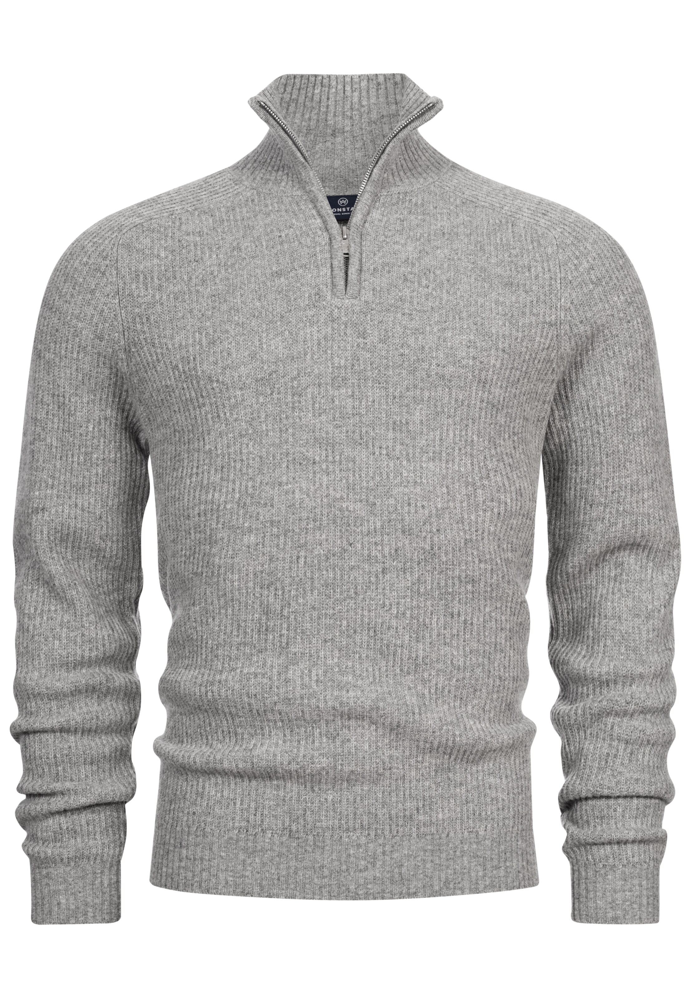 Kronstadt Trui ' Dorsey ' in Grijs: voorkant