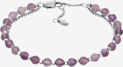 FOSSIL Bracelet in Purple / Silver, Item view