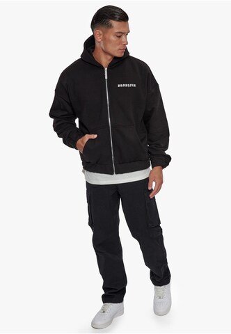 Dropsize Sweatjacke in Schwarz