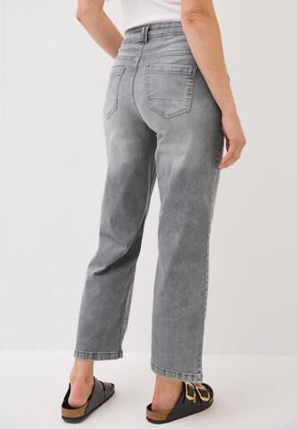 STREET ONE Wide leg Jeans in Grey