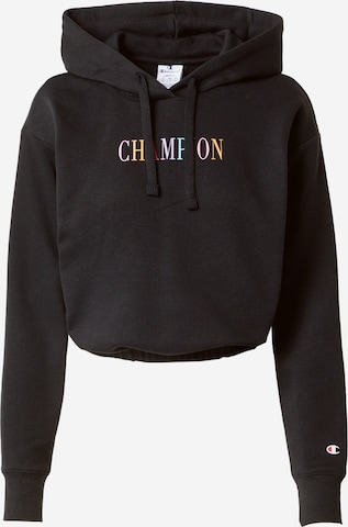 Champion Authentic Athletic Apparel Sweatshirt in Black: front