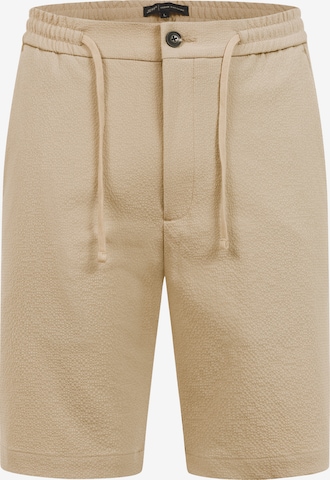 JEFF Regular Broek in Beige: voorkant