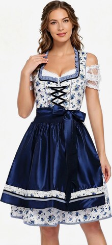 KoJooin Dirndl in Weiß: Vorderseite