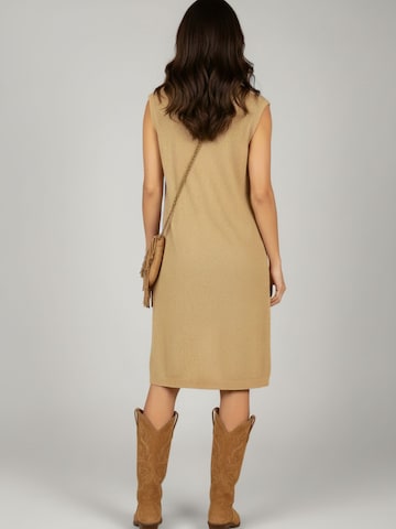 Robes en maille 'Gilet Emma' WEARABLE STORIES en marron