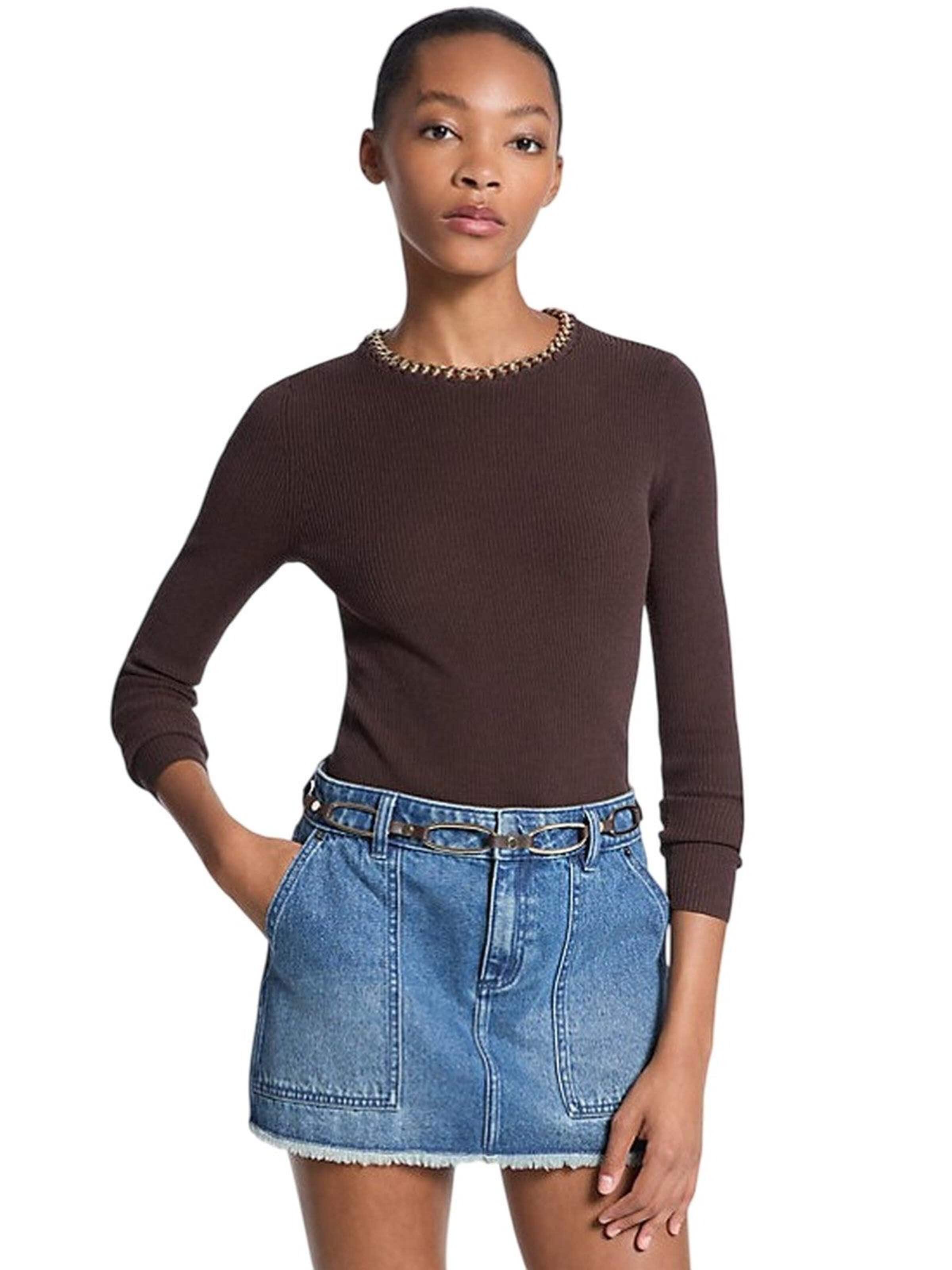 Pullover di Michael Kors in marrone: frontale