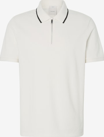 Calvin Klein Poloshirt in Weiß: Vorderseite