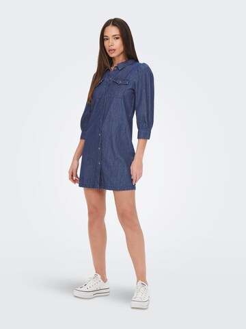 ONLY Shirt dress 'Felica' in Blue