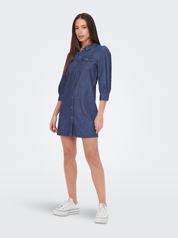 Abito camicia 'Felica' di ONLY in blu