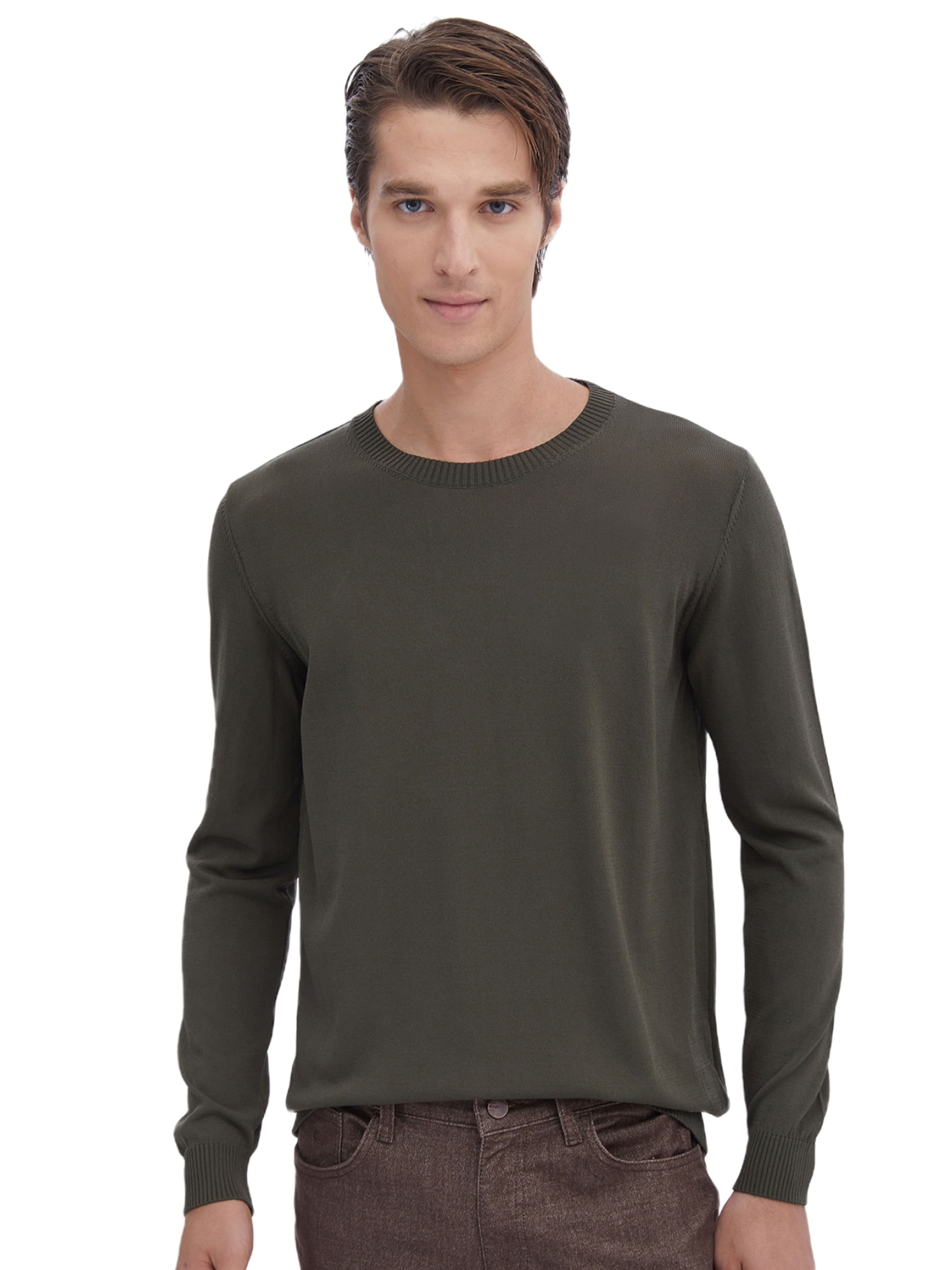 KİP Sweater in Green: front