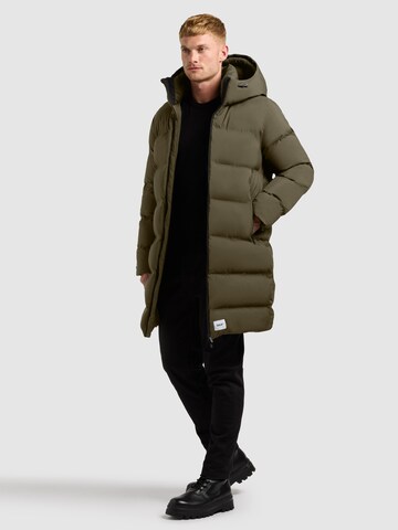 Manteau d’hiver 'CAIUS3' khujo en vert