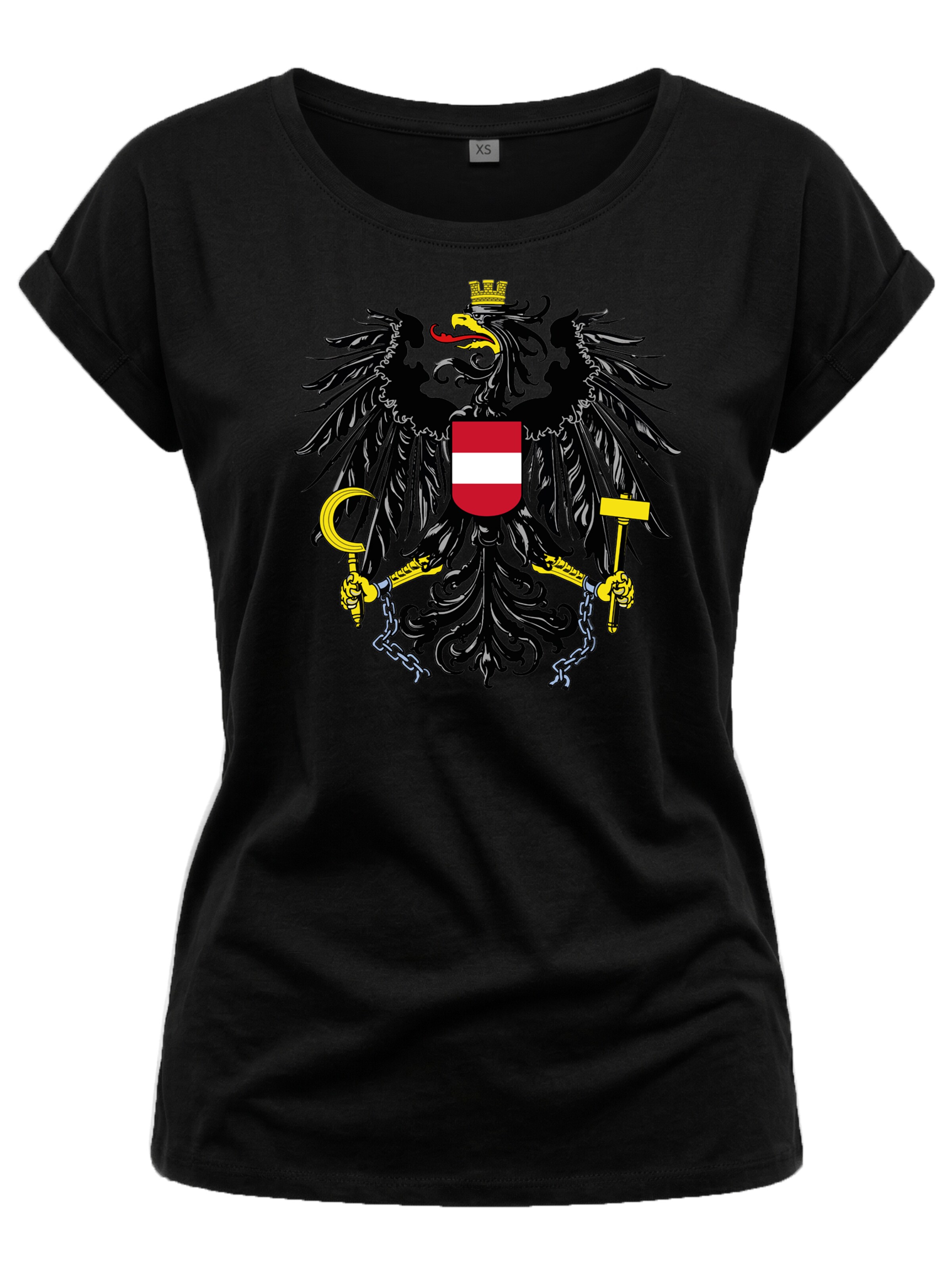MAKAYA Shirt 'AT-Adler' in Black