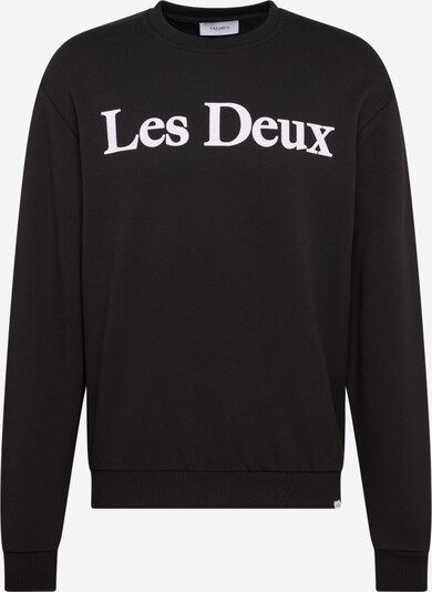 Les Deux Sweatshirt 'Charles' i sort / hvid, Produktvisning