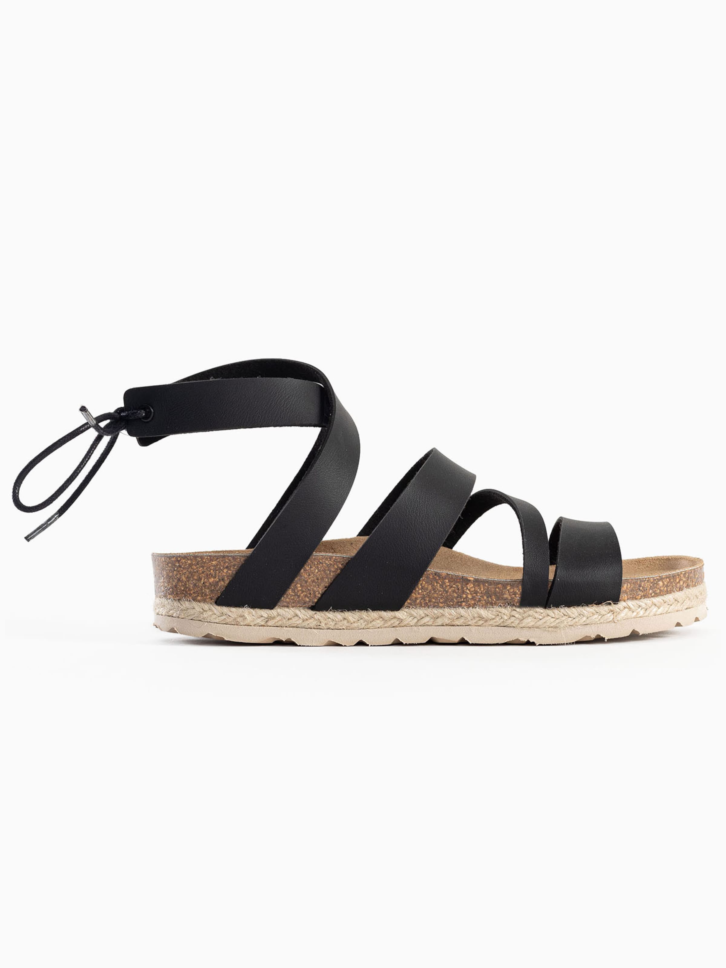 Sandale cu baretă 'Braltar' de la Bayton pe negru