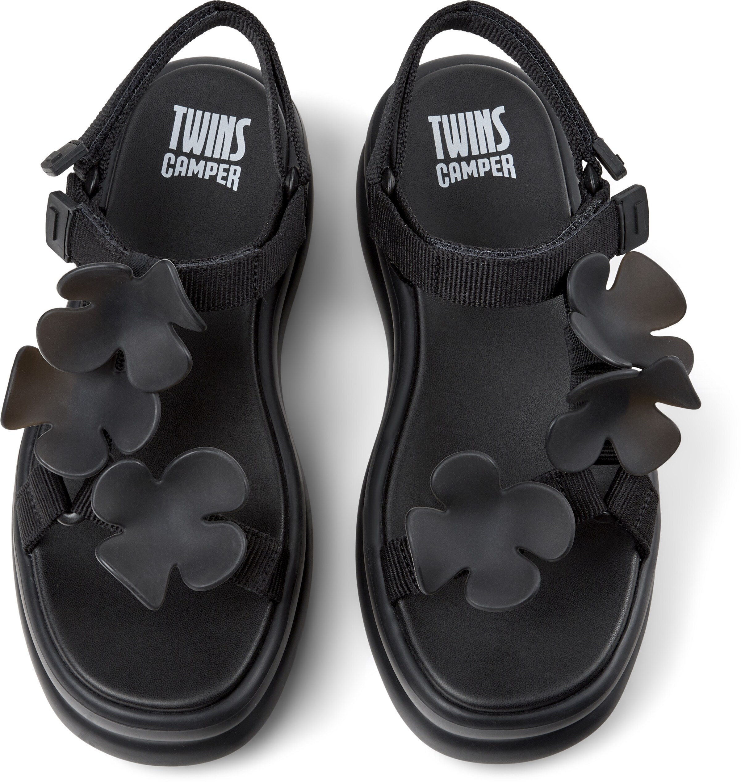 CAMPER Sandalen met riem ' Pelotas Flota' in Zwart