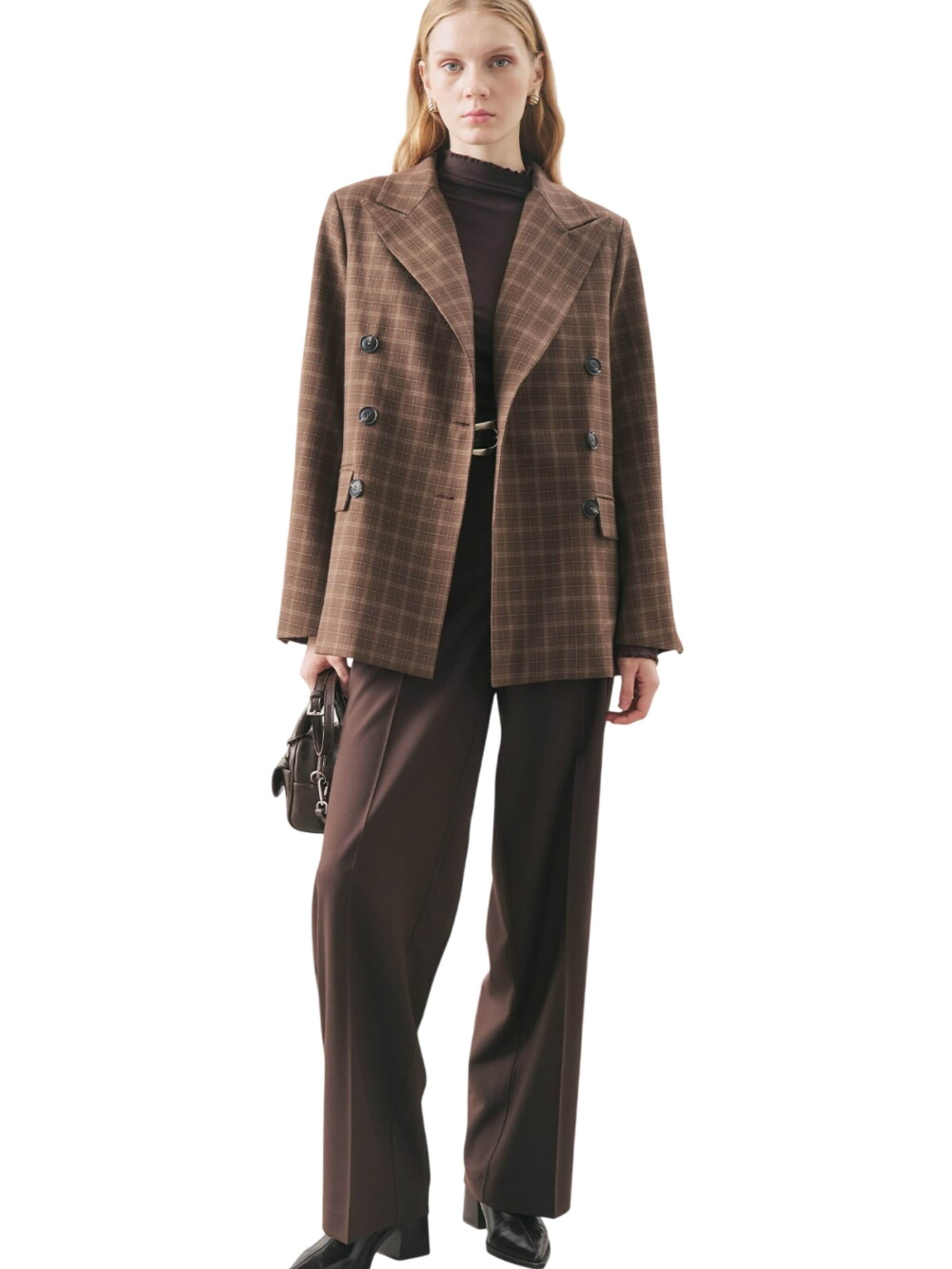 MANUKA Blazer in Brown: front