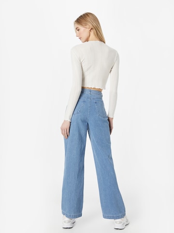 VERO MODA Wide Leg Jeans 'KATHY' in Blau