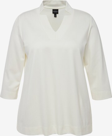 Ulla Popken Shirt in Wit: voorkant