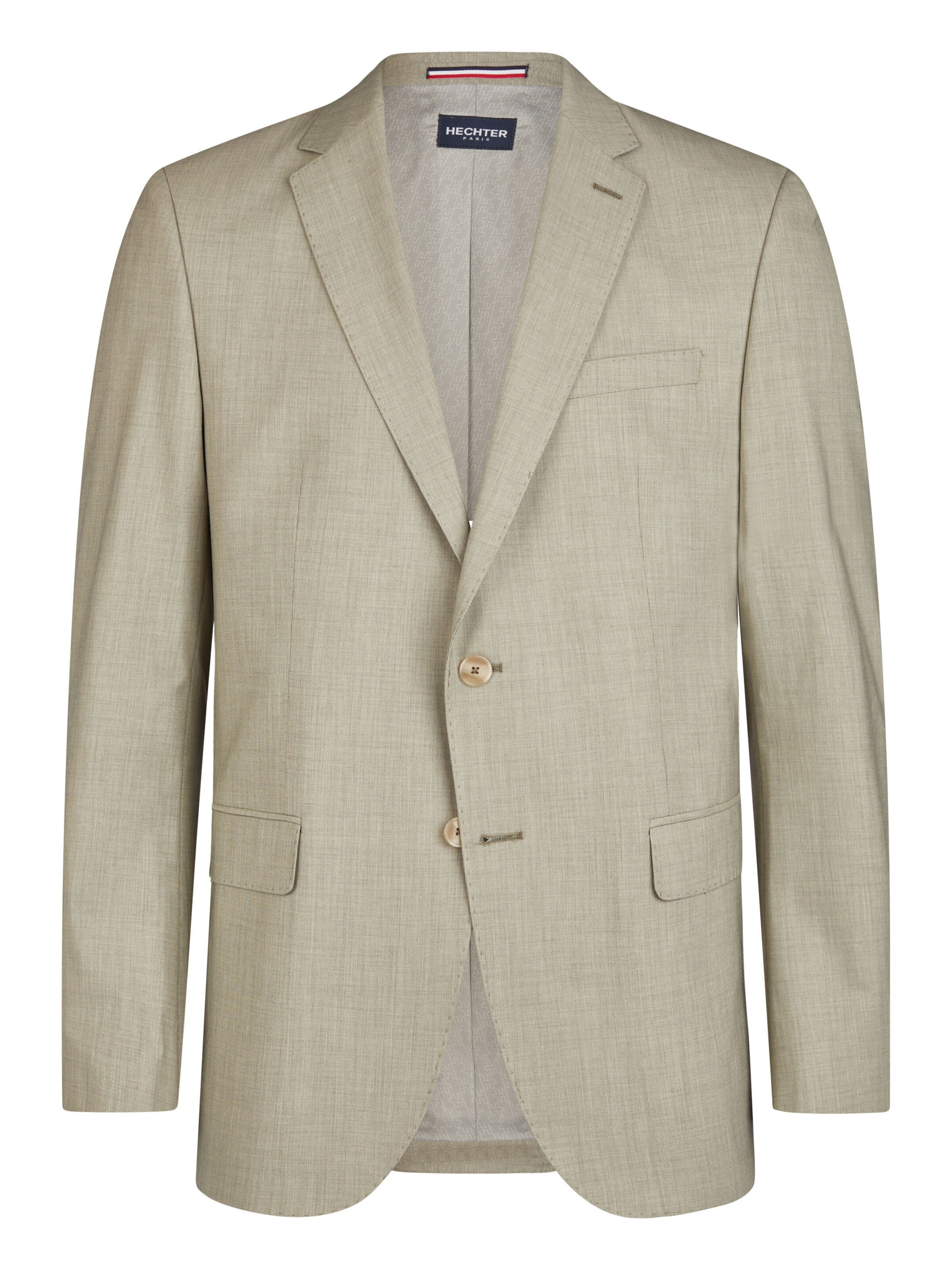 HECHTER PARIS Regular fit Business-colbert in Beige: voorkant