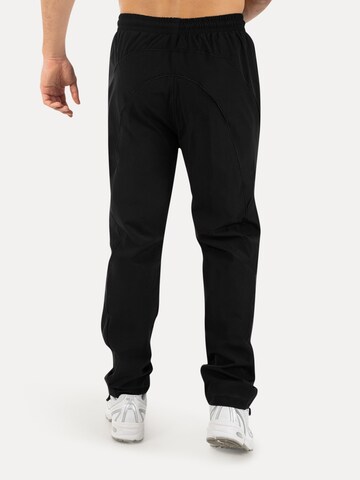 Loosefit Pantalon de sport Smilodox en noir