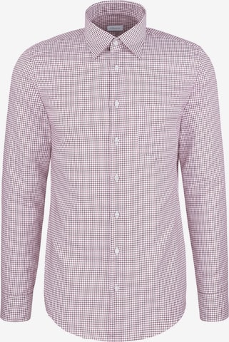 Chemise 'Classic Essentials' SEIDENSTICKER en rouge : devant