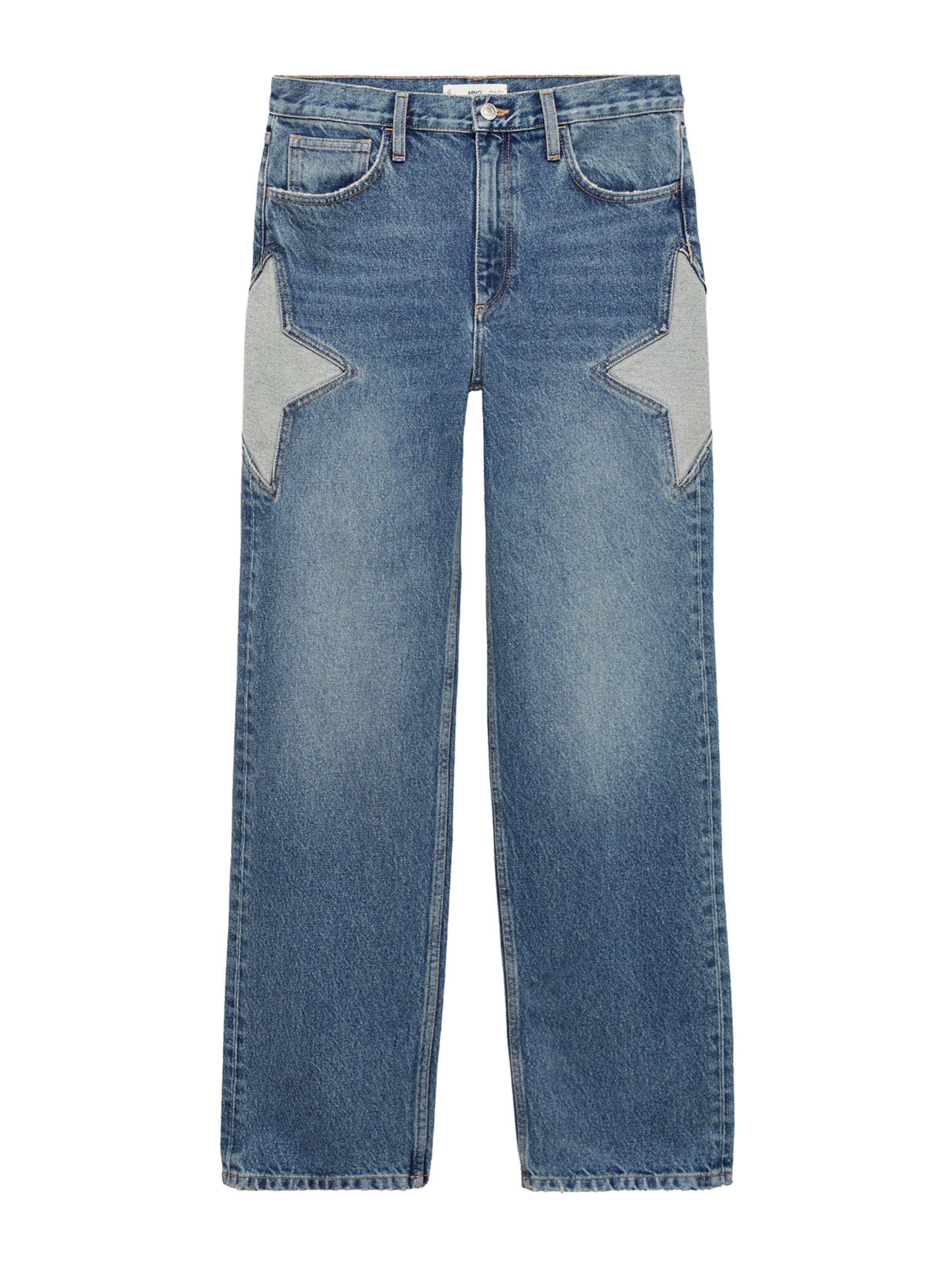 MANGO Jeans 'ASHLEY' in de kleur Blauw denim, Productweergave