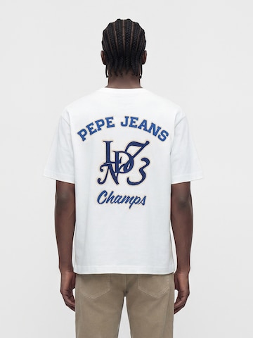 Pepe Jeans Μπλουζάκι 'JOB' σε λευκό: μπροστά