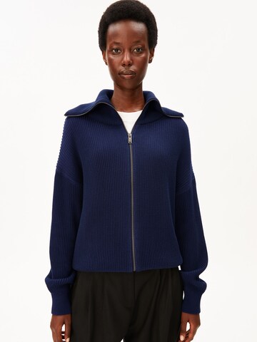 ARMEDANGELS Knit cardigan 'Vanise' in Blue: front