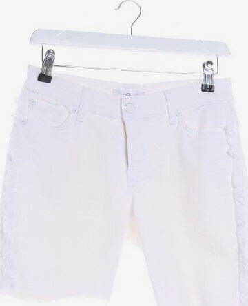 7 for all mankind Shorts in S in White: front