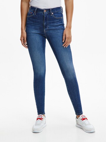 Tommy Jeans Skinny Jeans 'Sylvia' in Blau: predná strana