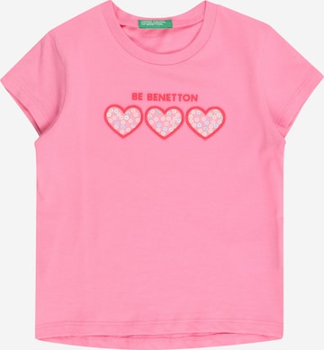 UNITED COLORS OF BENETTON T-Shirt in Pink: predná strana