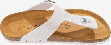 Palado T-Bar Sandals 'Kos' in White