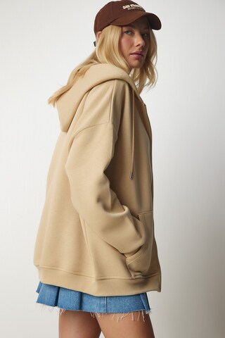 Happiness İstanbul - Sudadera con cremallera en beige