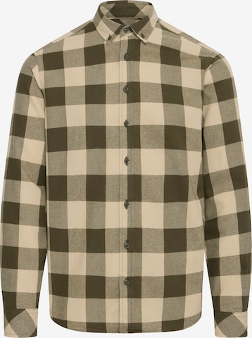 BLEND - Regular Fit Camisa 'BHBUSTER' em verde: frente