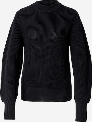 juoda MELA Megztinis 'RIYA': priekis