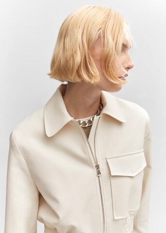 MANGO Jacke in Beige