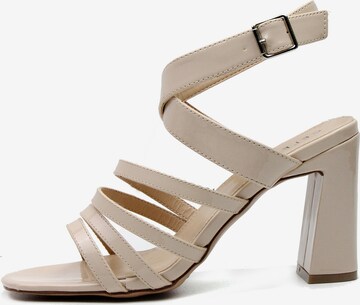 Celena Sandalen met riem 'Cecily' in Beige