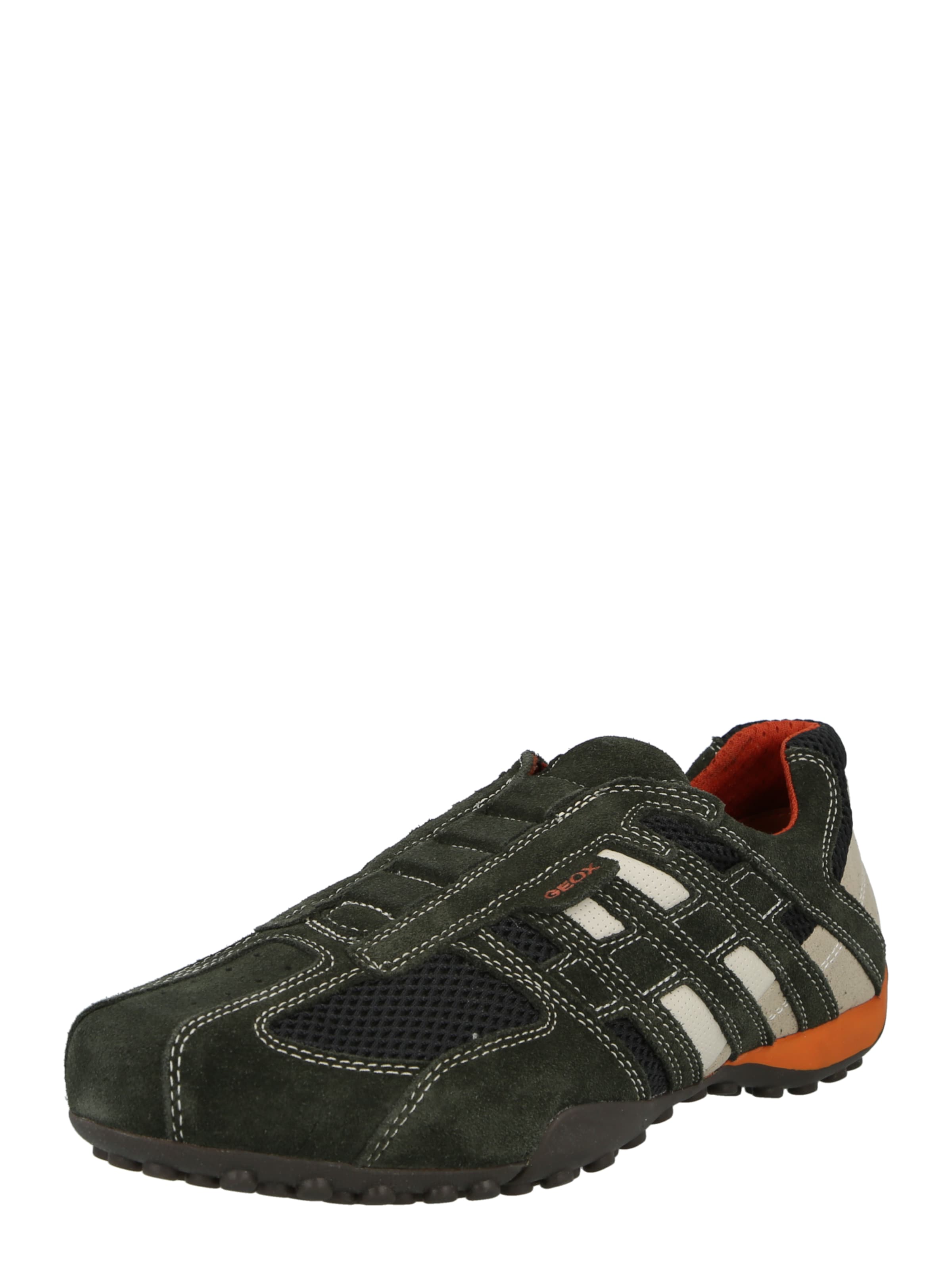 GEOX Trampki niskie 'UOMO SNAKE' w kolorze szary: przód