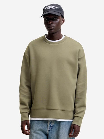 JACK & JONES Sweatshirt 'Barron Sweat'‌‌‌‌ in Grün