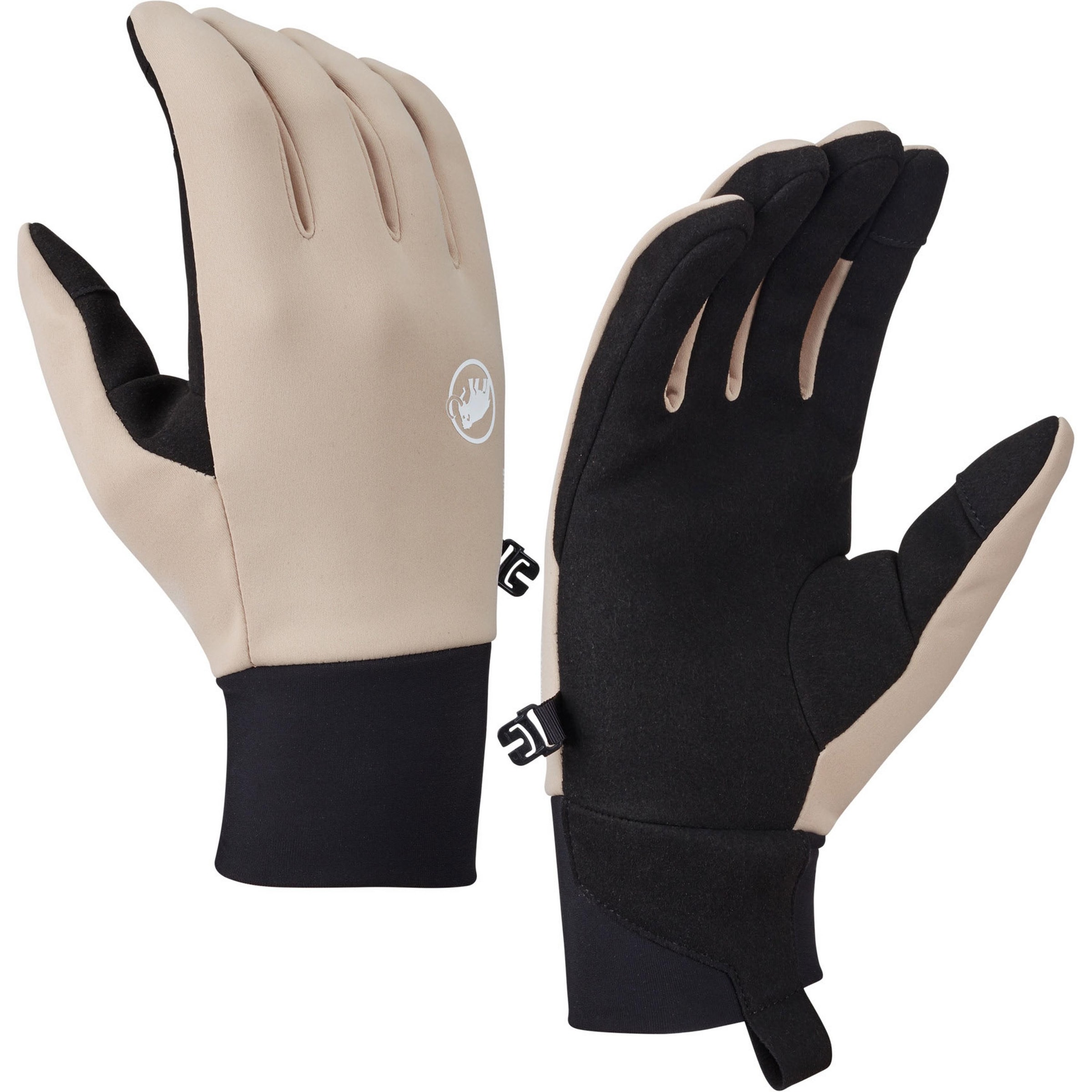 MAMMUT Sporthandschuhe 'Astro' in Beige: Vorderseite